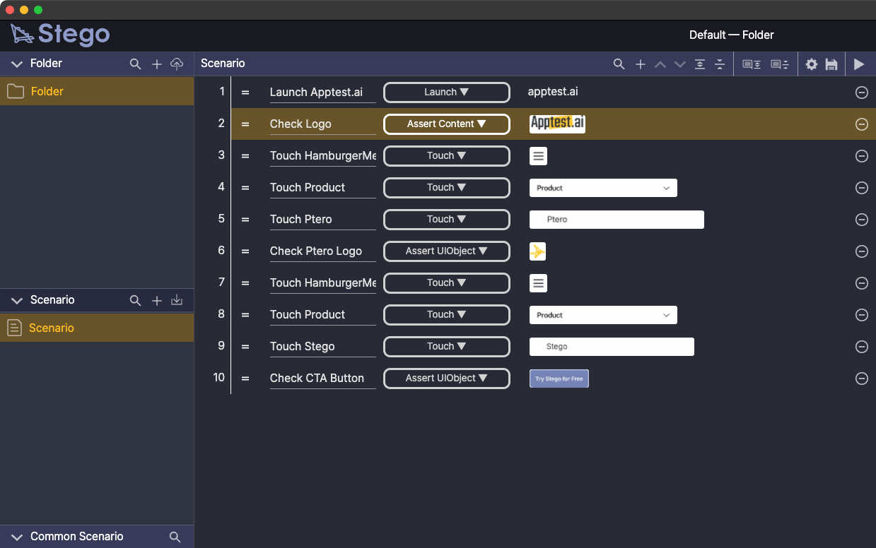 a screenshot of stego
